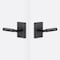 Sure-Loc Hardware Sure-Loc Hardware Levanto Privacy Rosette, Flat Black, Knurled Grip in Flat Black LV102 FBL GRIP-KN FBL - alternate 1